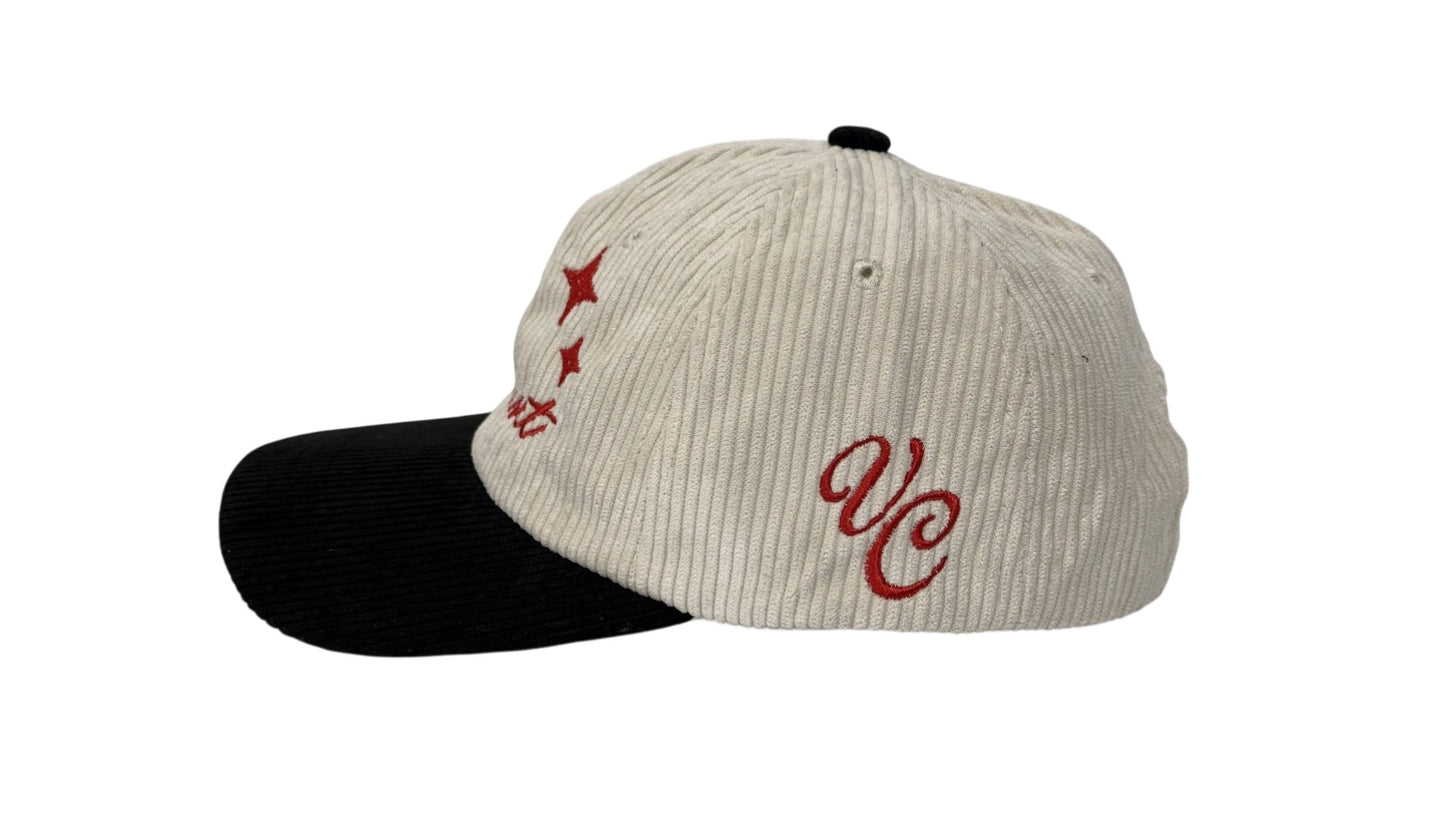 Variant Corduroy Hat White/Black