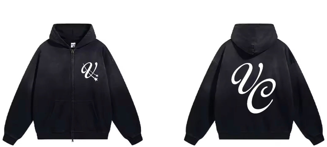 Variant Washed Zip Up Hoodie
