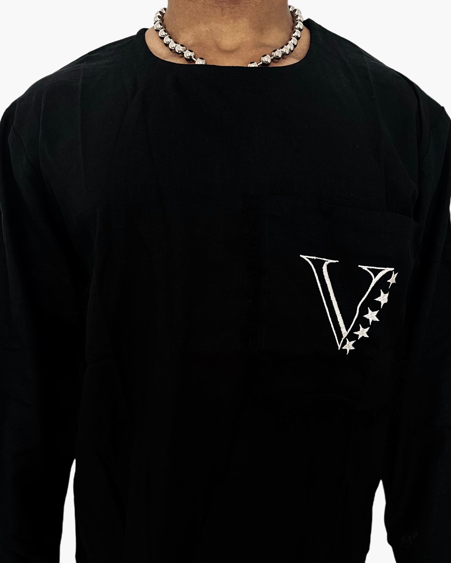 Variant Handmade Long Sleeve Linen T Shirt